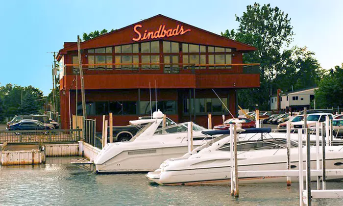 Steak and Seafood Dinner and Drinks for Two or Four at Sindbad's Restaurant and Marina (40% Off)  - Second Medium