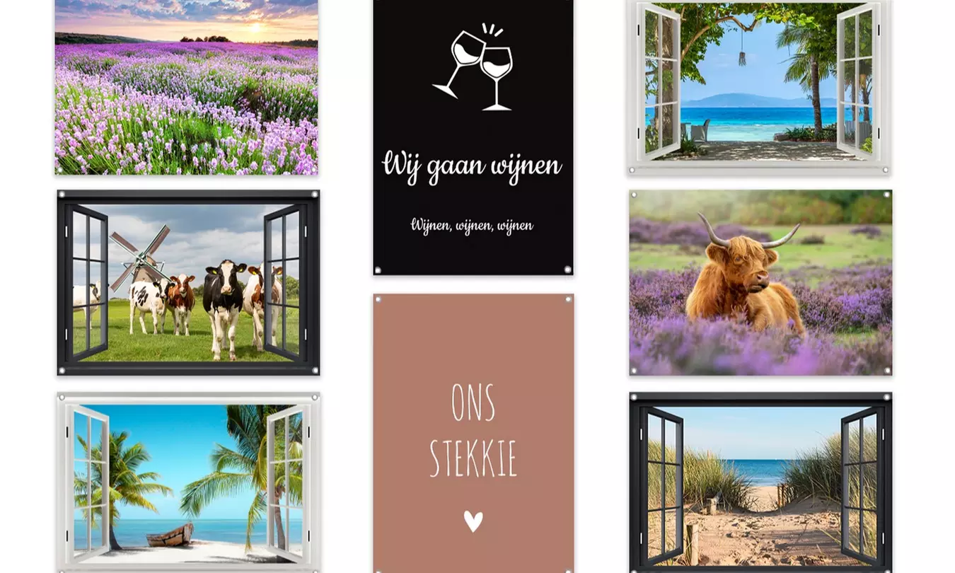 Poster de jardin personnalisable avec CanvasCompany