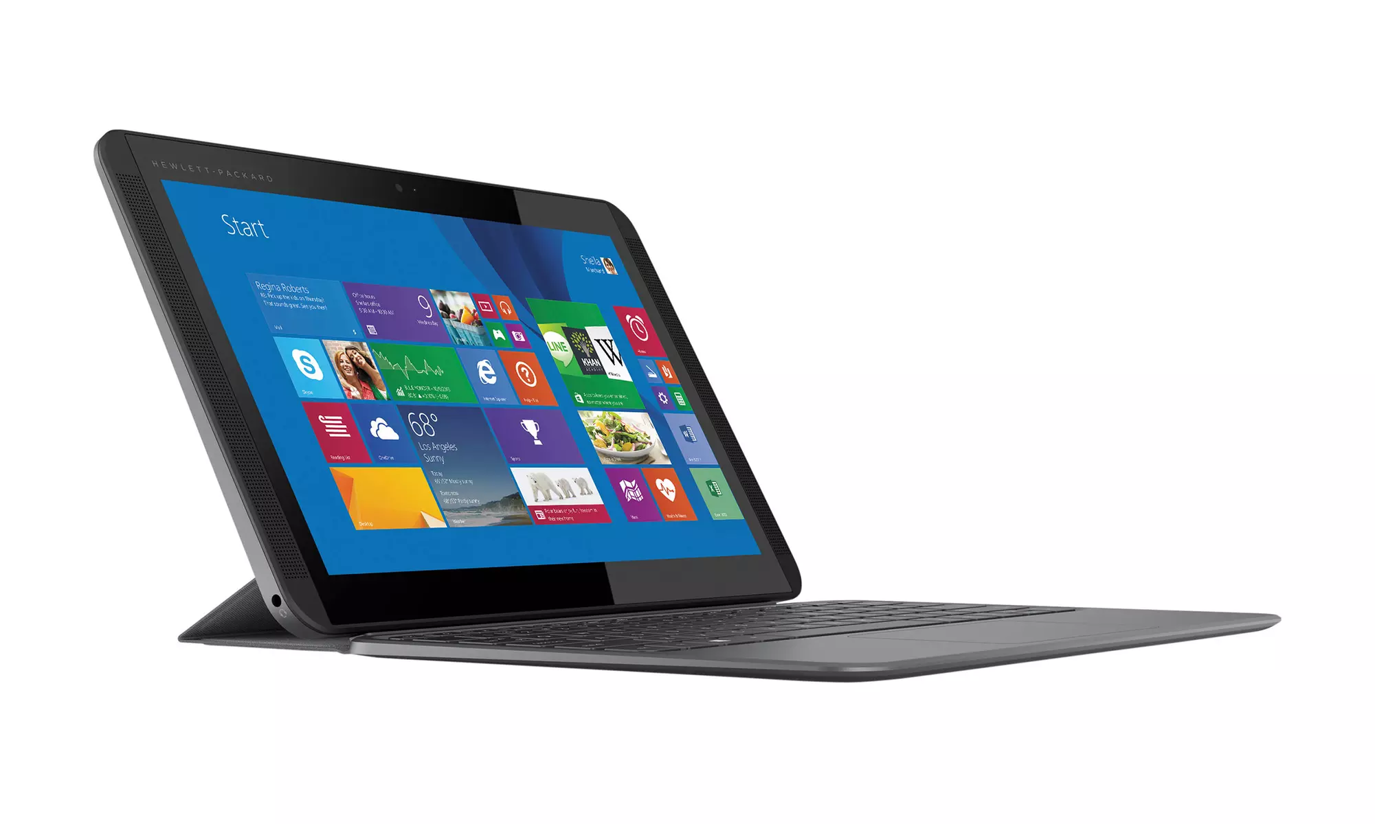 HP Pavilion 10.1" Touchscreen Notebook with Intel Atom Quad-Core Processor, 2 GB RAM, and 32 GB SSD (Refurbished) - Primary Image