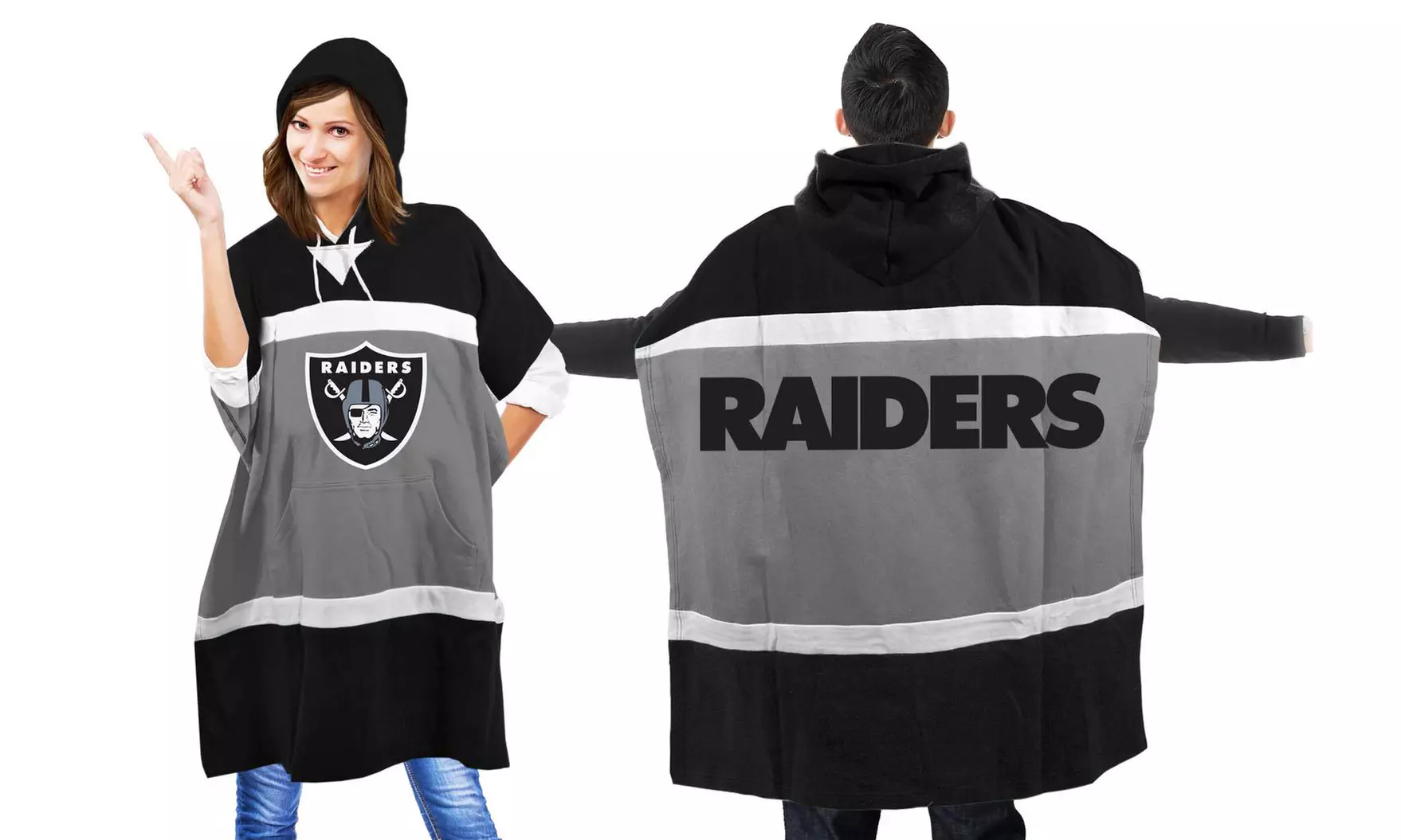 Raiders retailer Hooded Poncho