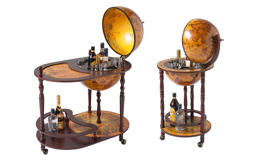 Image 4: Tabletop Bar Globe