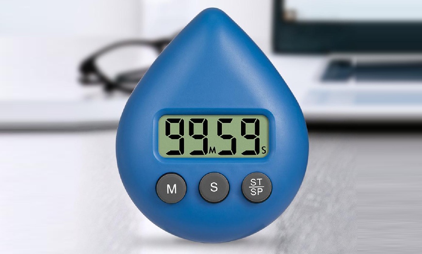 Image 2: Raindrop-Style Electric Timer