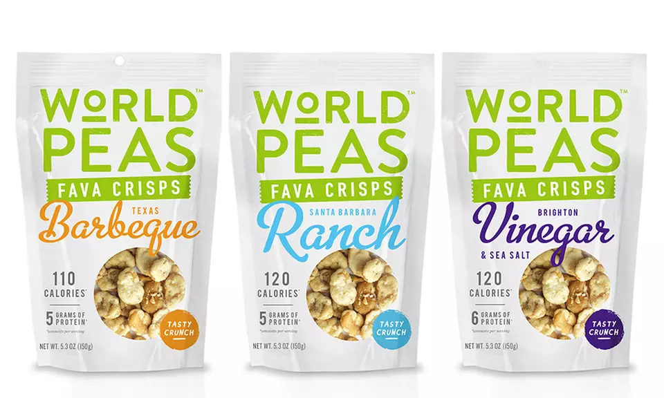 World Peas Fava Crisps (6-Pack) - Primary Image