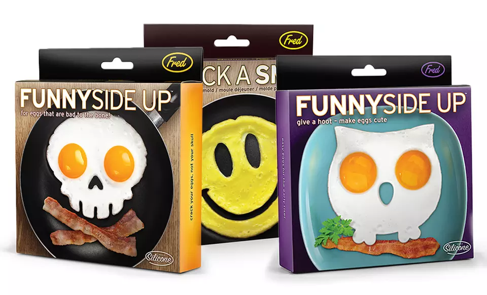 Fried-Egg Molds in Novelty Shapes - Primary Image