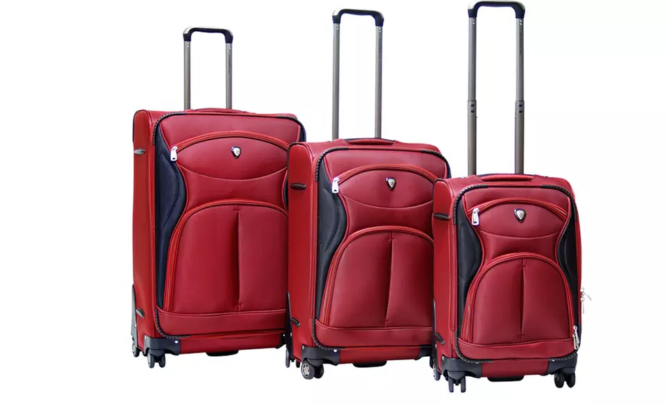Calpak Sydney 3-Piece Luggage Set in Red, Black, or Brown. Free Returns. - Second Medium