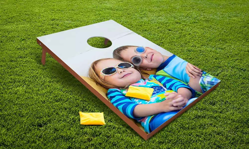 Custom Photo Corn Hole or Ring Toss Game from Photography.com (Up to 67% Off) - Primary Image