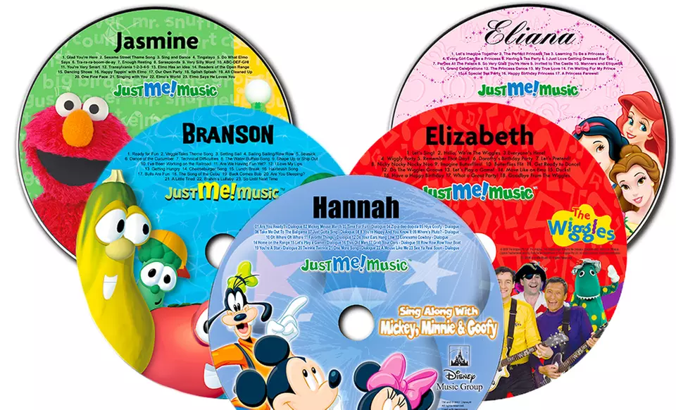 $24.99 for $50 Worth of Personalized Kids CDs from Just Me Music - Primary Image