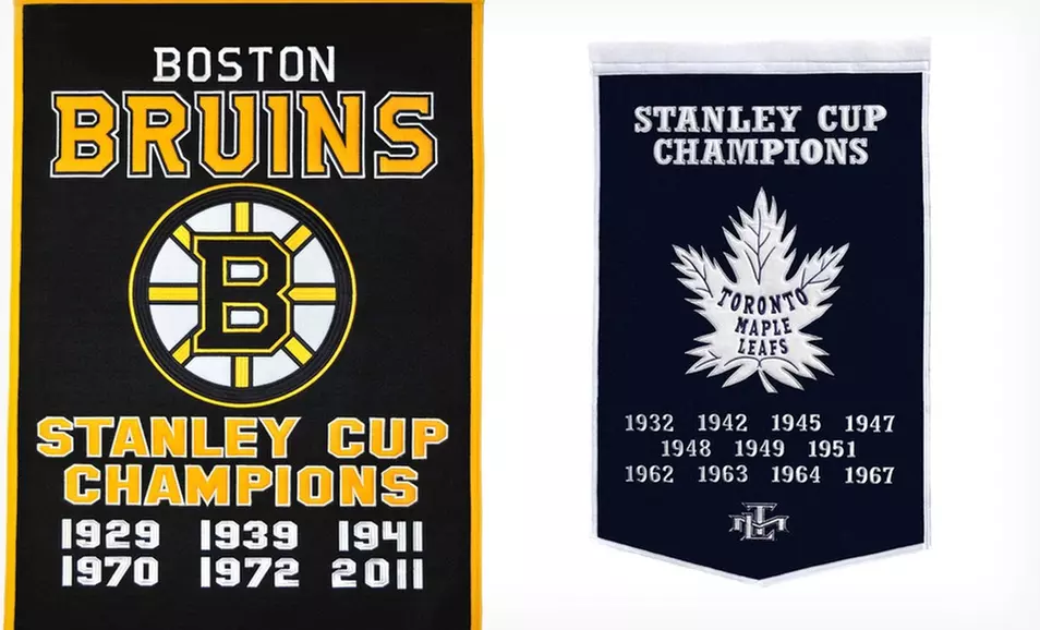 $56.99 for a Winning Streak NHL Dynasty Flag Banner ($79.99 List Price). 12 Teams Available. - Second Medium