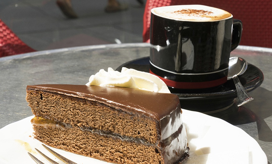 Image 1: Coffee and Cake for Two