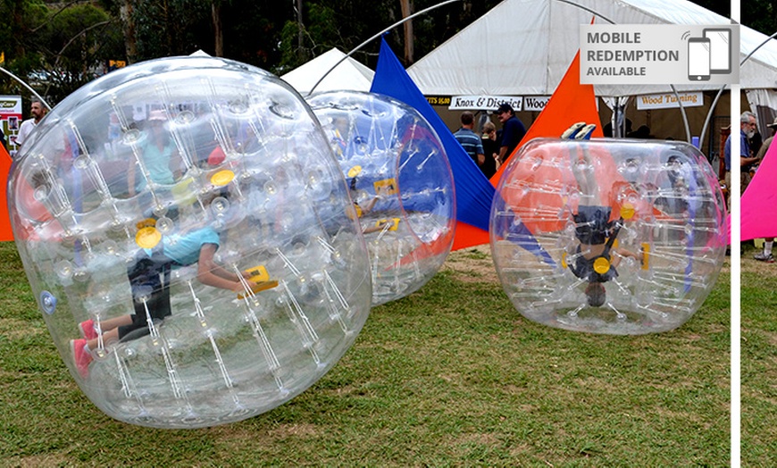 Image 1: Indoor Bubble Soccer