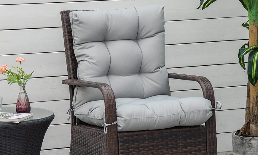 Image 67: Outsunny Outdoor Chair Cushions