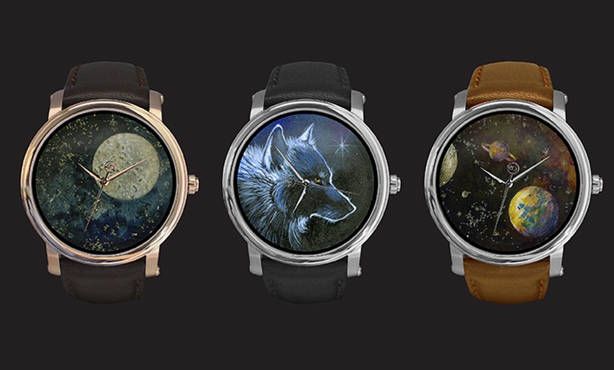 Image 4: Customized B Unique Watch