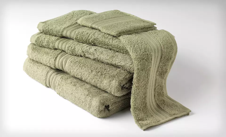 $31 for a Luxury 6-Piece Egyptian-Cotton Towel Set ($80 List Price). Eight Colors Available. Free Shipping and Returns. - Second Medium