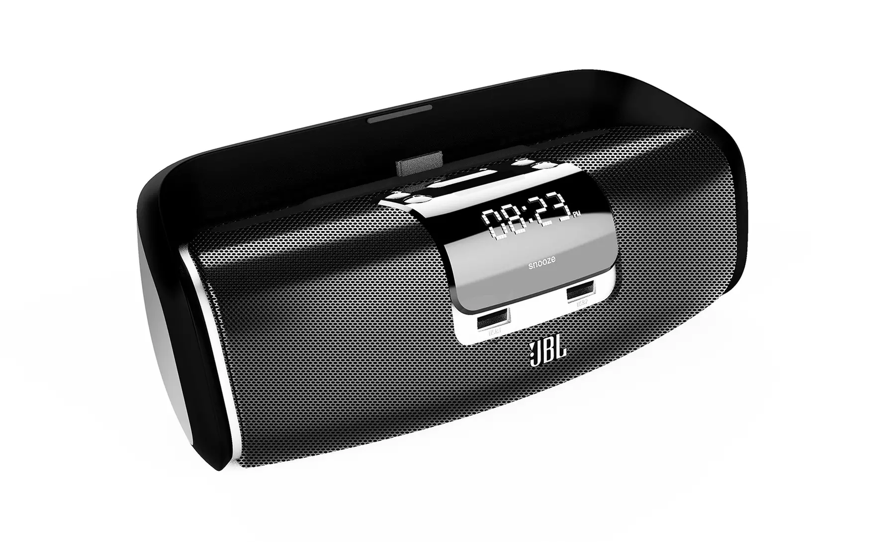 JBL OnBeat Hotel Speaker Dock with Alarm Clock, Bluetooth, and Apple 30-Pin Connector - Primary Image