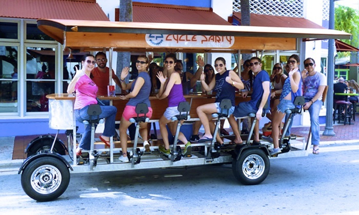 bar crawl bike