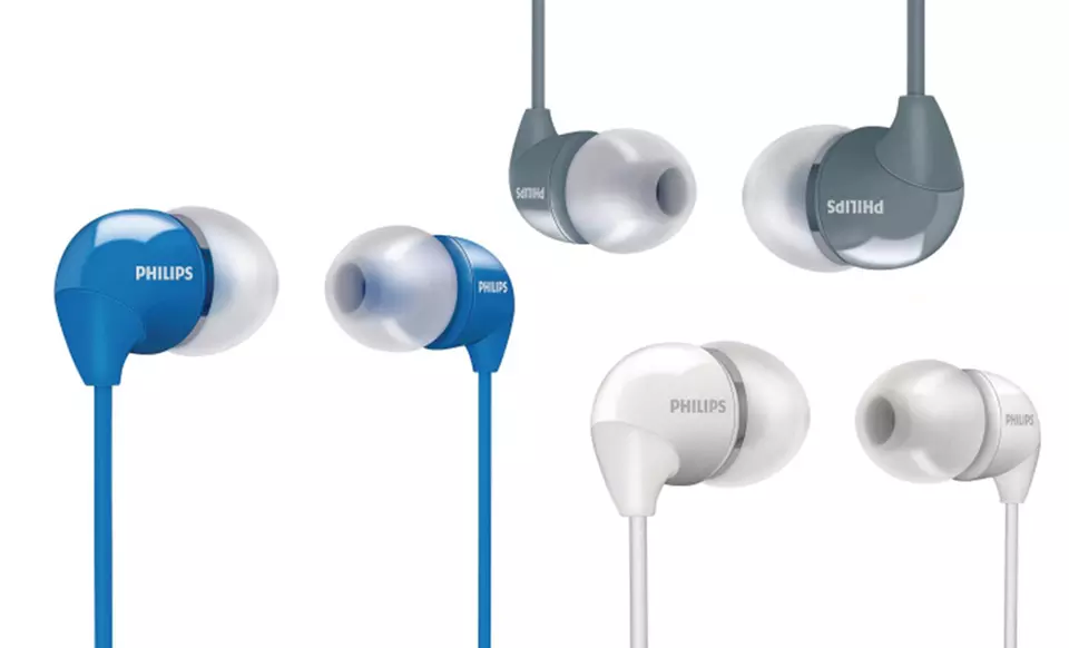 Philips in-Ear Headphones (SHE3590). Multiple Colors Available. - Primary Image