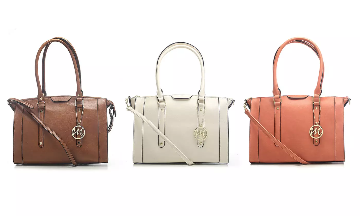 Jolene Satchel with Detachable Shoulder Strap - Primary Image