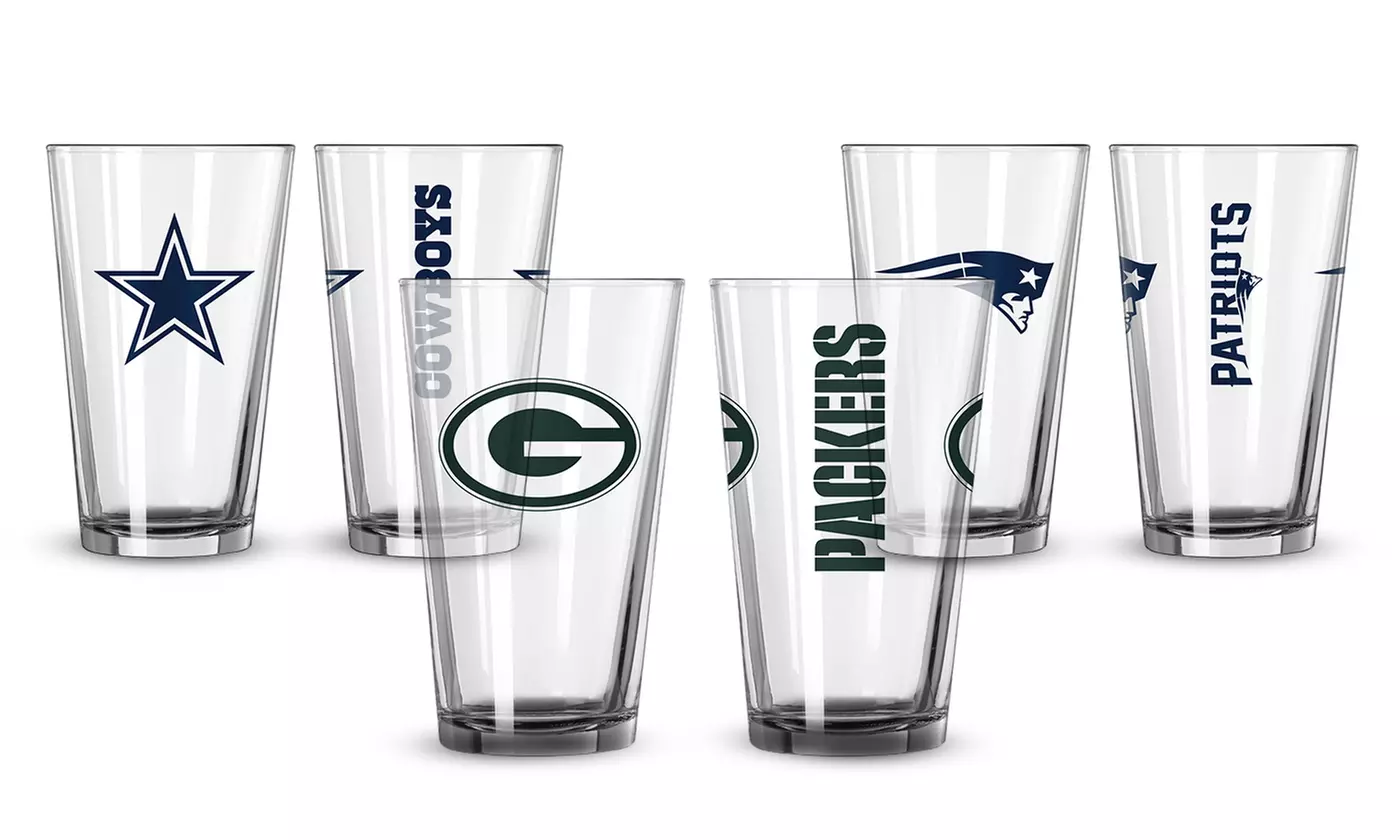 Set of 2 NFL Game Day Pint Glasses - Primary Image