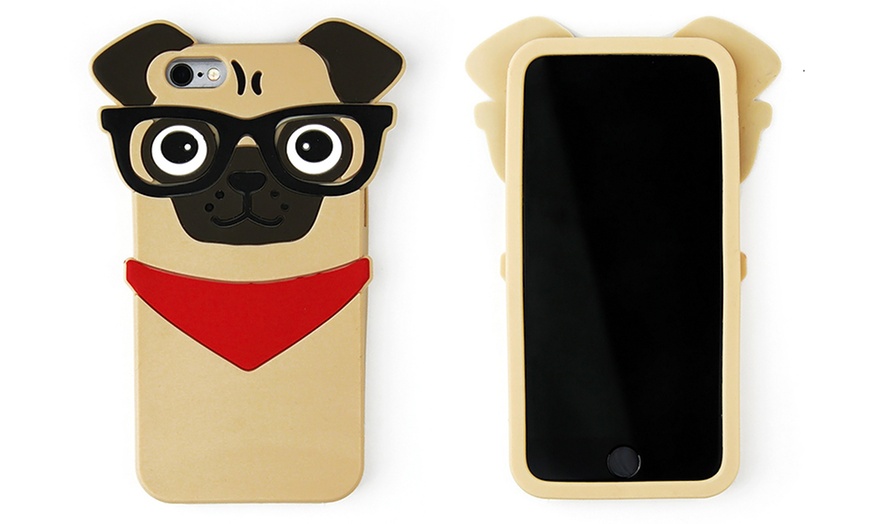 Hipster Pug Silicone Case for iPhone 6/6S | Groupon