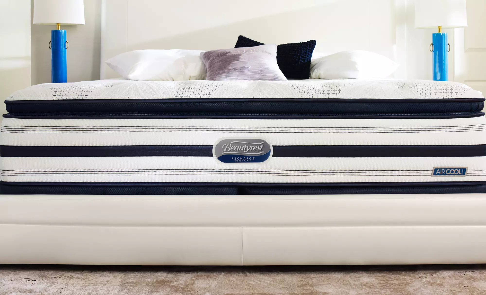 Hot Buy: Beautyrest Recharge World Class Mattress Set; $849.99–$1,399.99. Free White Glove Delivery. 25-Year Warranty.  - Second Medium