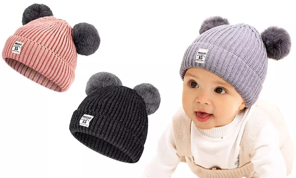 1 ou 2 bonnets double pompon pour enfants - Primary Image