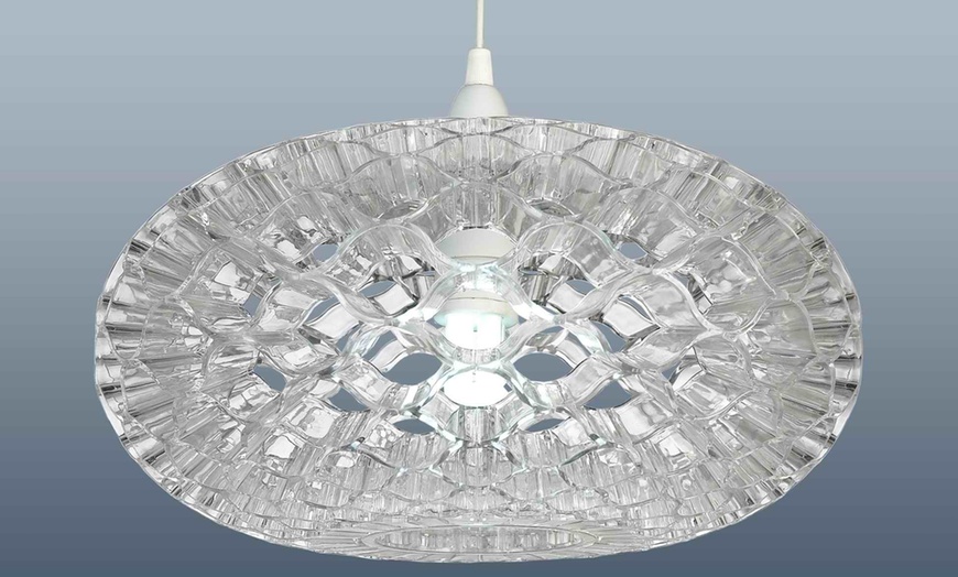 Image 2: Honeycomb Pendant Light Shades