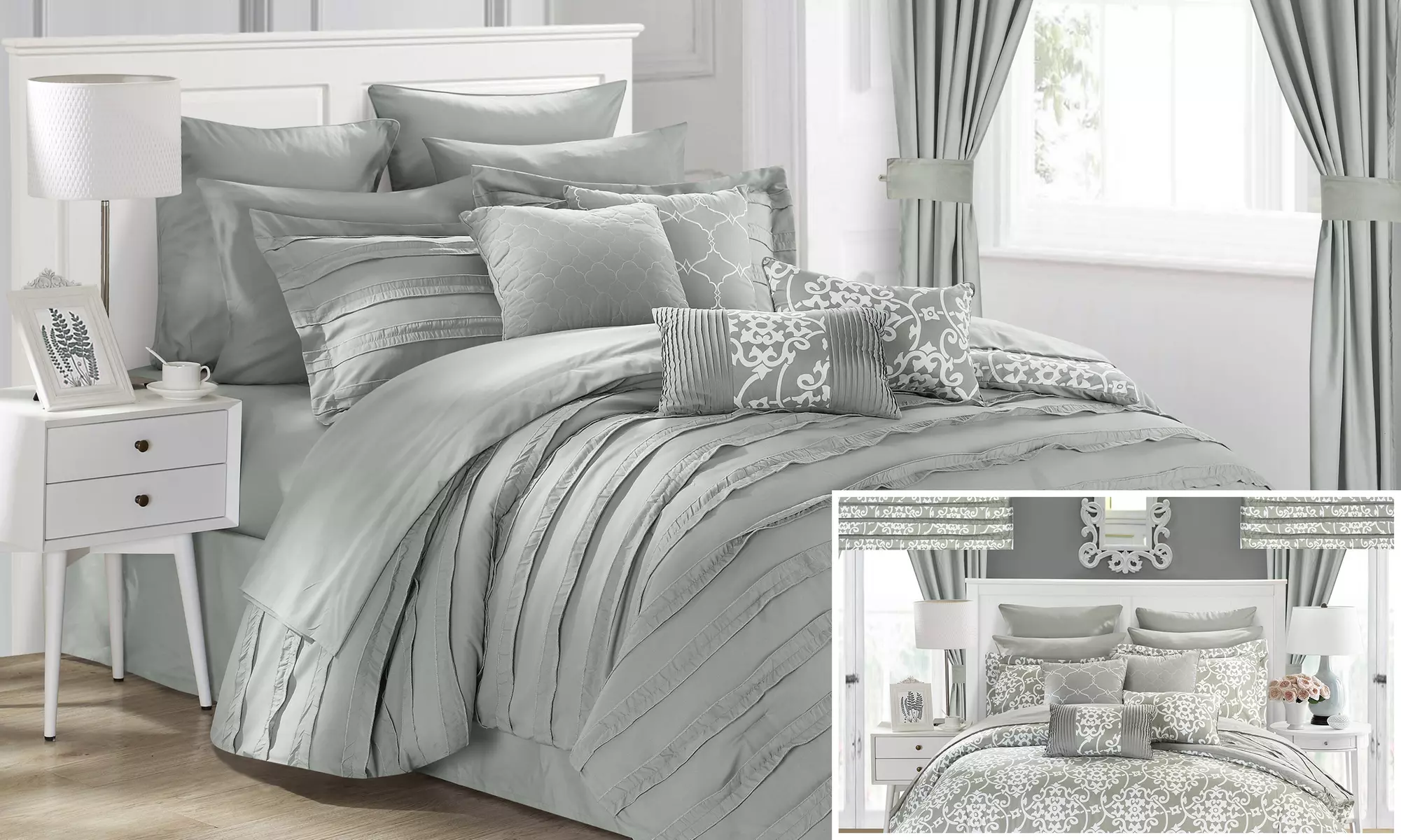 Chic Home 24-Piece Reversible Bedroom in a Bag Set - Primary Image