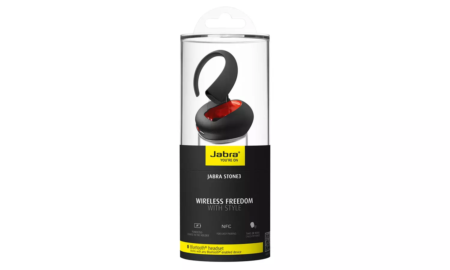Jabra Stone3 Bluetooth/NFC Headset with Portable Charging Dock - Second Medium