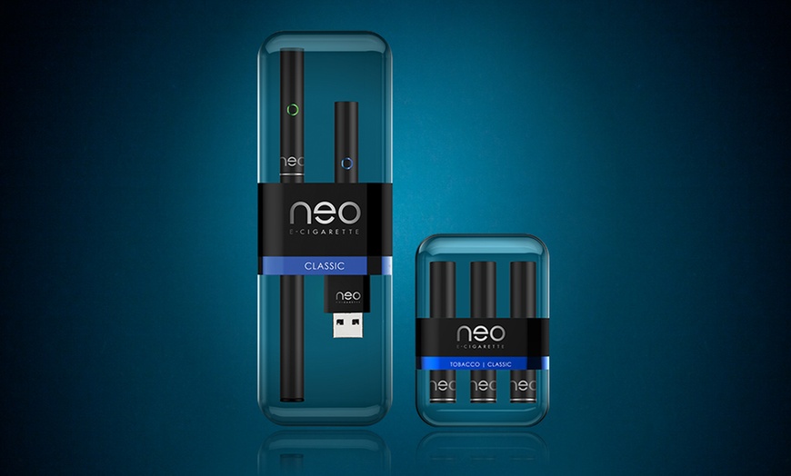 Image 4: Eight-Piece Neo E-Cigarette Starter Pack