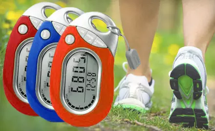 $12 for a Pedusa PE-771 Tri-Axis Multi-Function Pocket Pedometer ($25 Value). Shipping Included. Five Colors Available. - Primary Image