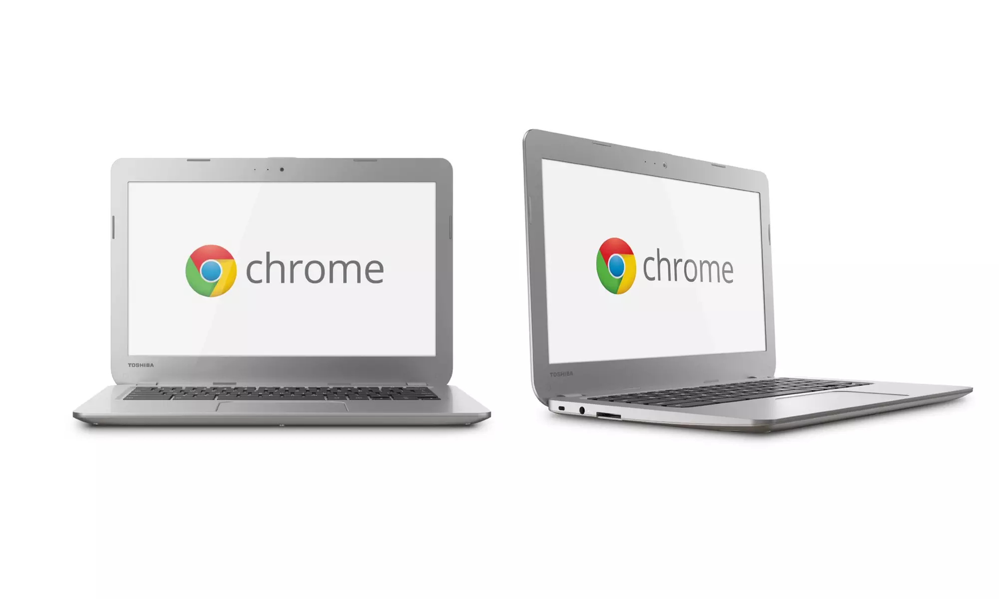 Toshiba 13.3" Chromebook with 1.4GHz Intel Celeron Processor, 2GB RAM, and 16GB SSD (Refurbished) - Primary Image