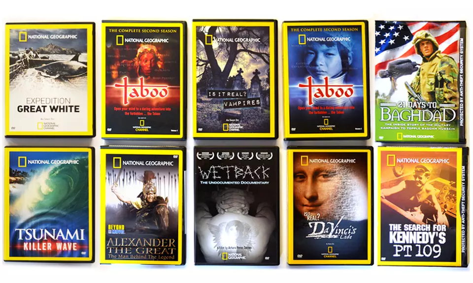 National Geographic 6-DVD Bundles. Multiple Options Available. - Primary Image