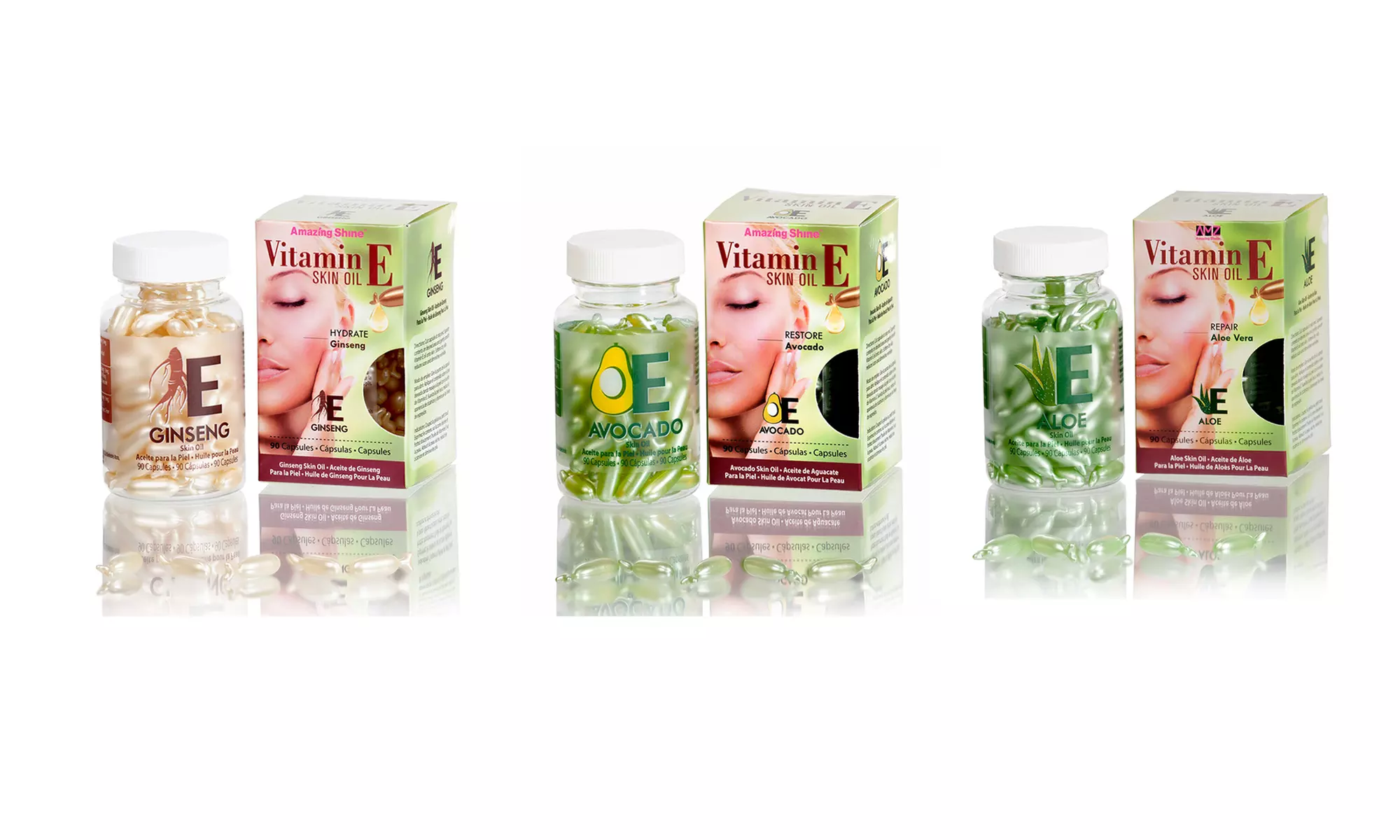 Vitamin E Skin Oil Capsules - Primary Image