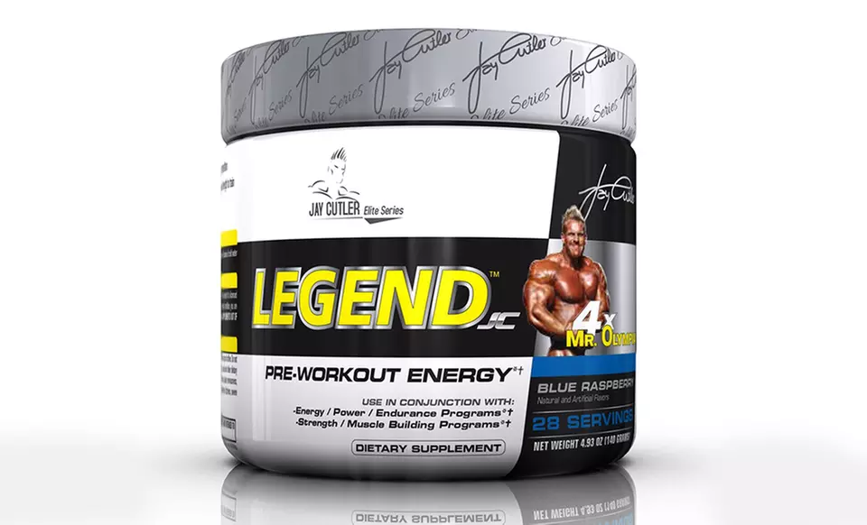 Jay Cutler Legend Blue Raspberry Pre-Workout Supplement (28 Servings) - Primary Image