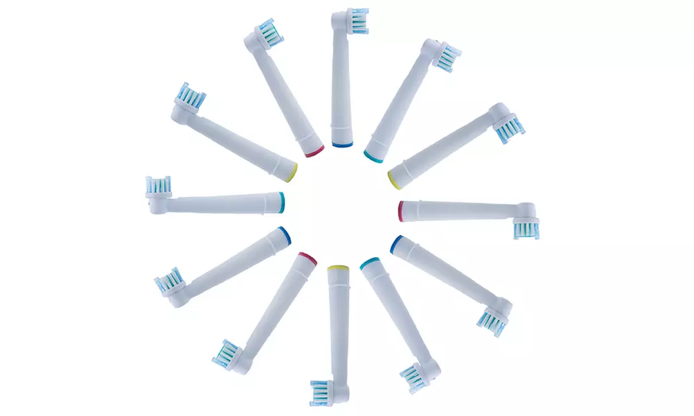 Replacement Electric Toothbrush Heads (12- or 16-Pack) - Second Medium