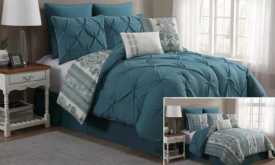 Embellished 8-Piece Comforter Set - Primary Image