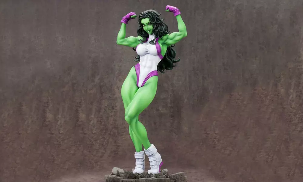 Marvel Comics' She-Hulk Bishoujo Statue Kotobukiya Action Figure - Primary Image