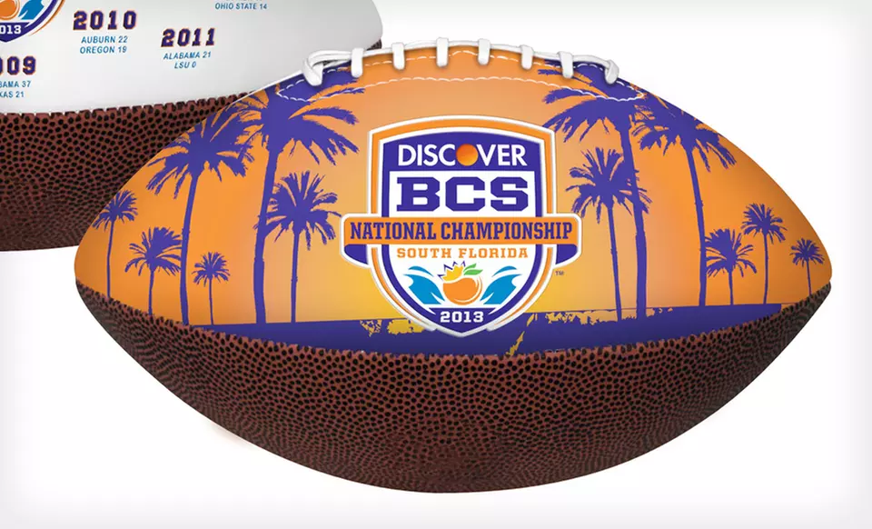 $14.99 for The University of Alabama Full-Size BCS Champion Football ($24.50 List Price). Free Returns. - Second Medium