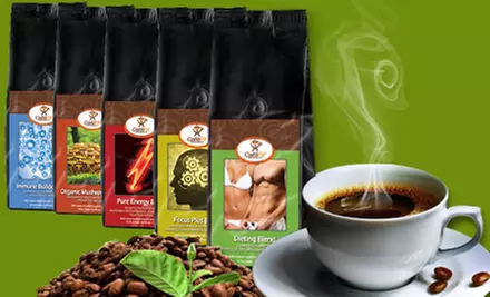 $19 for Two 11-Ounce Bags of Café Fit Fortified Gourmet Coffee ($59.98 Value). Five Blends Available. - Primary Image