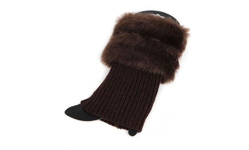 Image 7: Warm Fur Socks for Boots