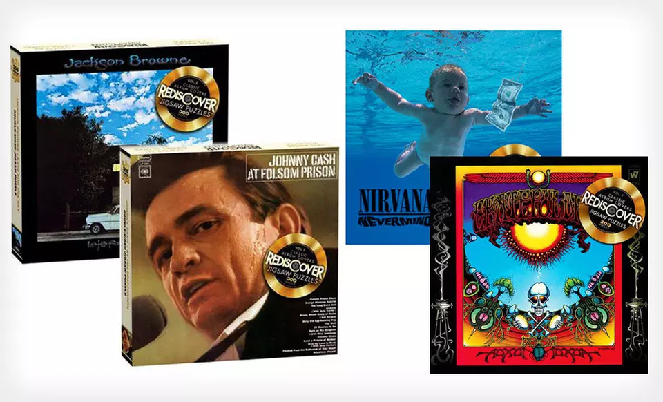 $19.99 for a Rock-Album-Themed Jigsaw Puzzle ($24.99 List Price). Eight Options Available. Free Shipping and Returns. - Second Medium
