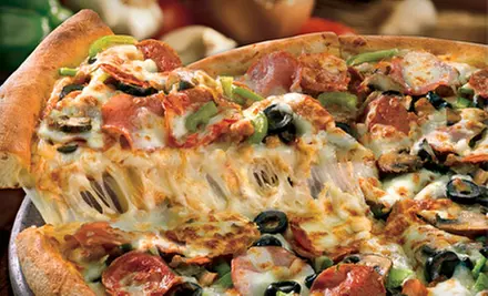 $14 for a Large Specialty or Five-Topping Pizza, 2-Liter Soda, and Ice Cream at Papa John's Pizza (Up to $29.47 Value) - Primary Image