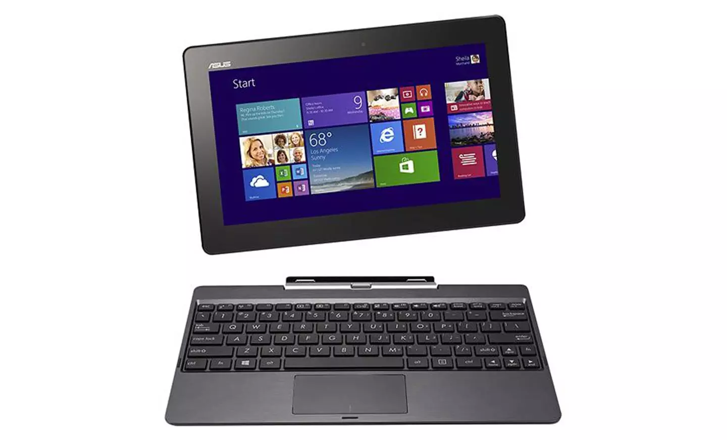 ASUS T100TA Transformer Book 10.1" Touchscreen 2-in-1 Laptop/Tablet 32GB SSD (Manufacturer Refurbished) - Primary Image