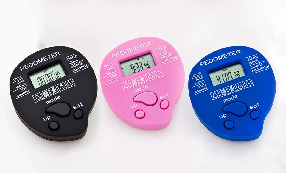 Buy 1 Get 1 Free: Calorie-Converting Multifunction Pedometers - Primary Image