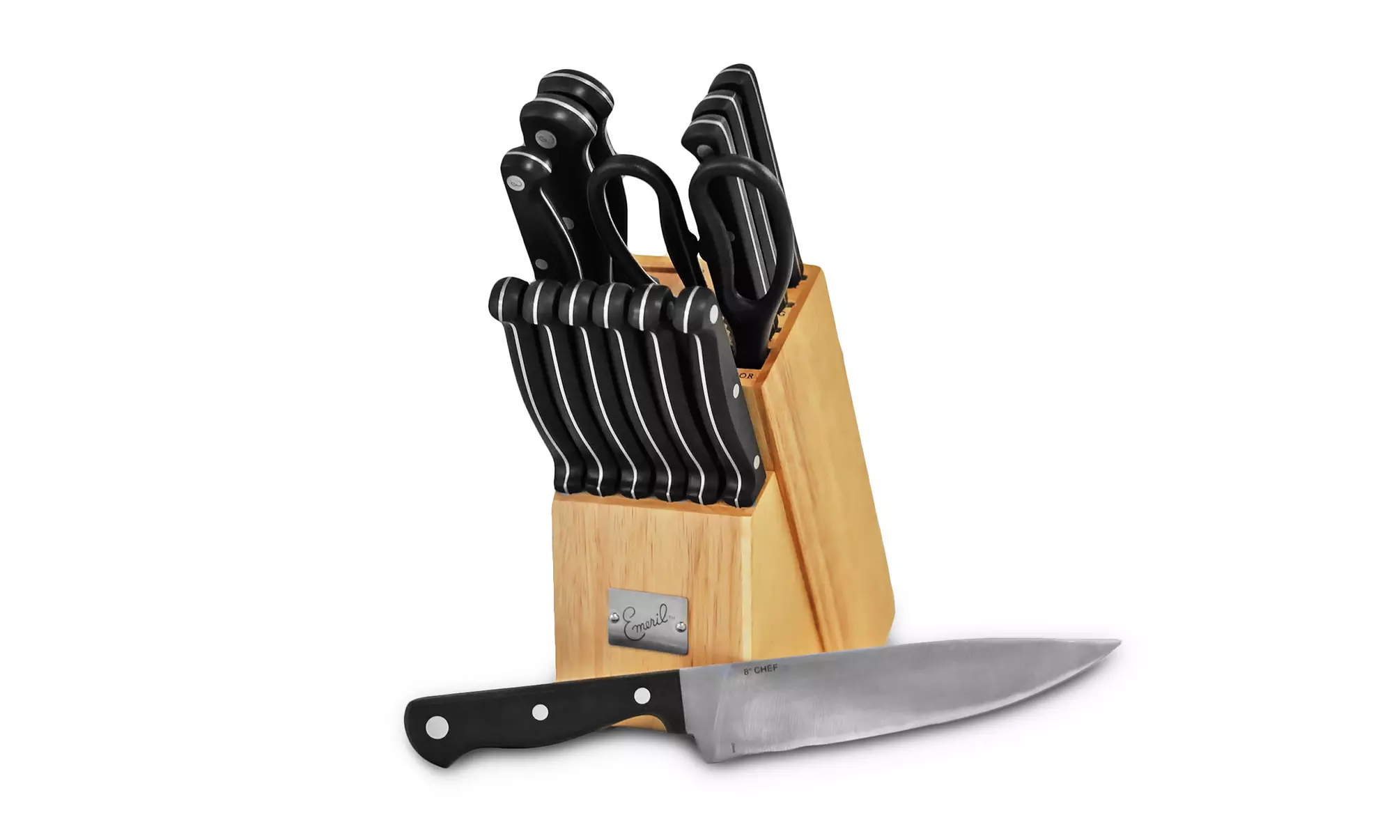 Groupon Exclusive | Emeril Knife Block (15-Piece)  - Primary Image