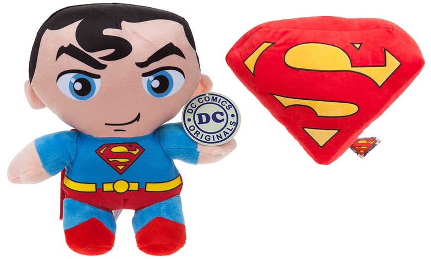 Image 1: Superman Plush Toy or Logo Plush 