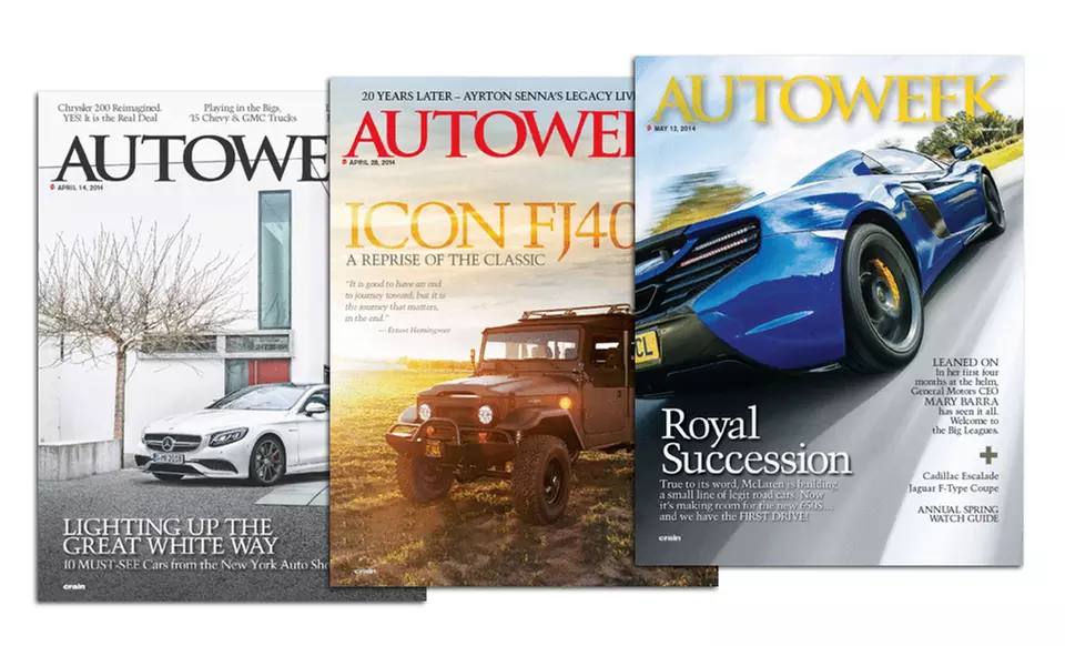 1-Year, 24-Issue Autoweek Magazine Subscription - Primary Image