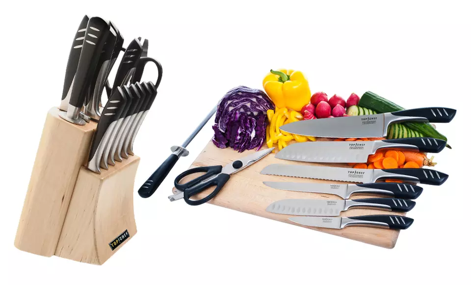 9- or 15-Piece “Top Chef” Knife-Block Set (Up to 69% Off). Free Shipping and Free Returns. - Primary Image