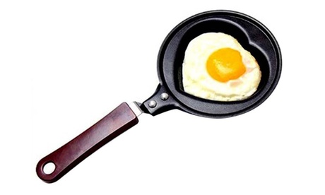 1 o 2 padelle per uova a forma di cuore