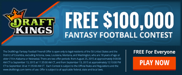 DRAFT KINGS FANTASY FOOTBALL - PLAY NOW